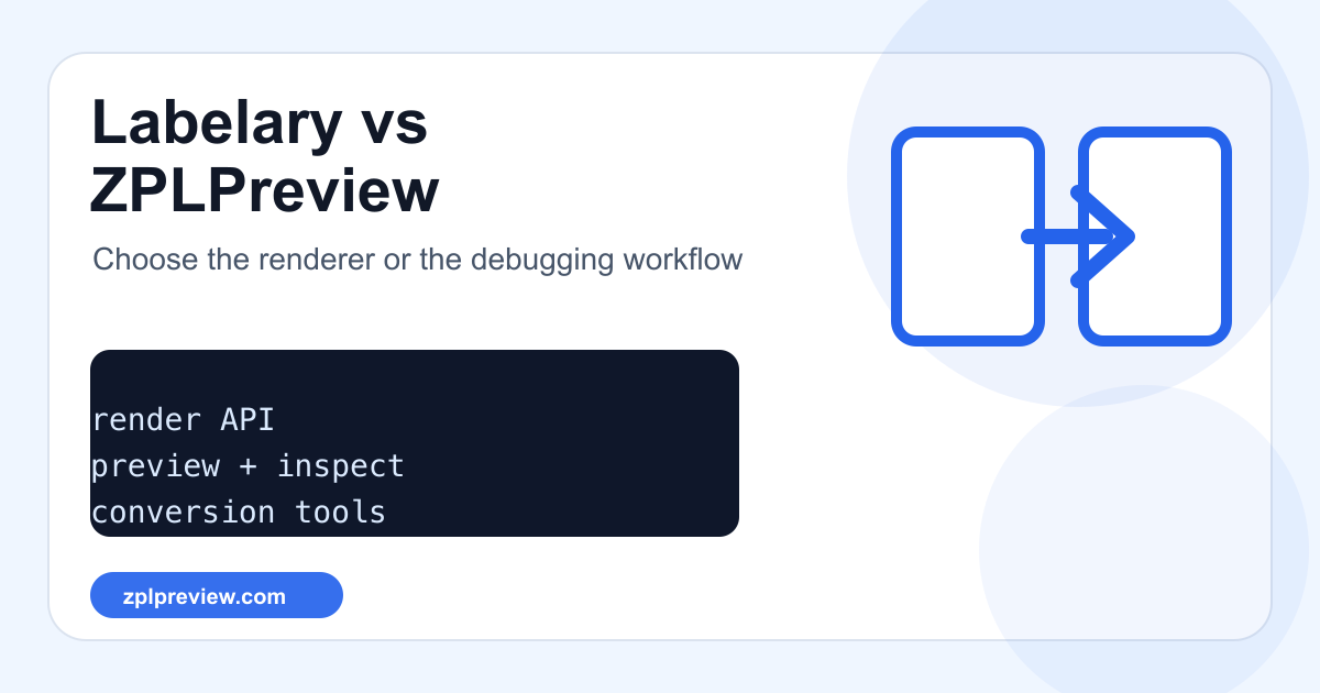 A Practical Labelary Alternative for ZPL Preview and Zebra Label Debugging cover